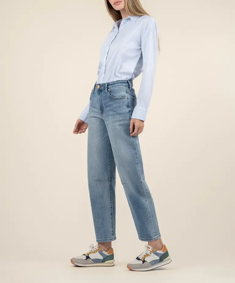 KUT ASHLEY HIGH RISE BARREL JEAN
