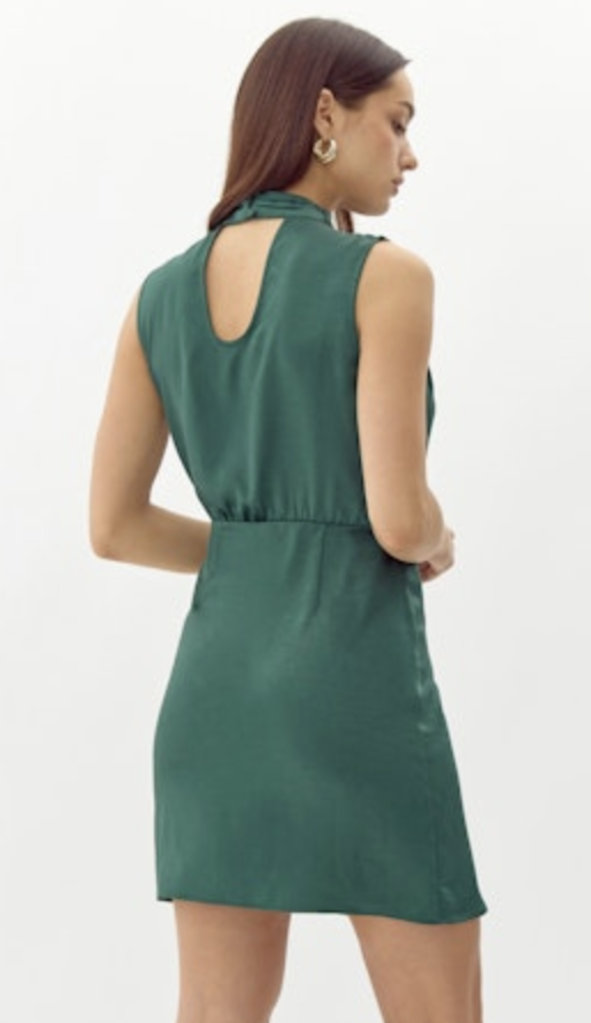 DANILA MOCK NECK MINI DRESS