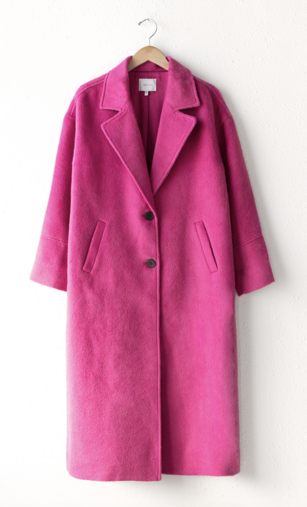BRYCE BRUSHED OVERSIZED COAT