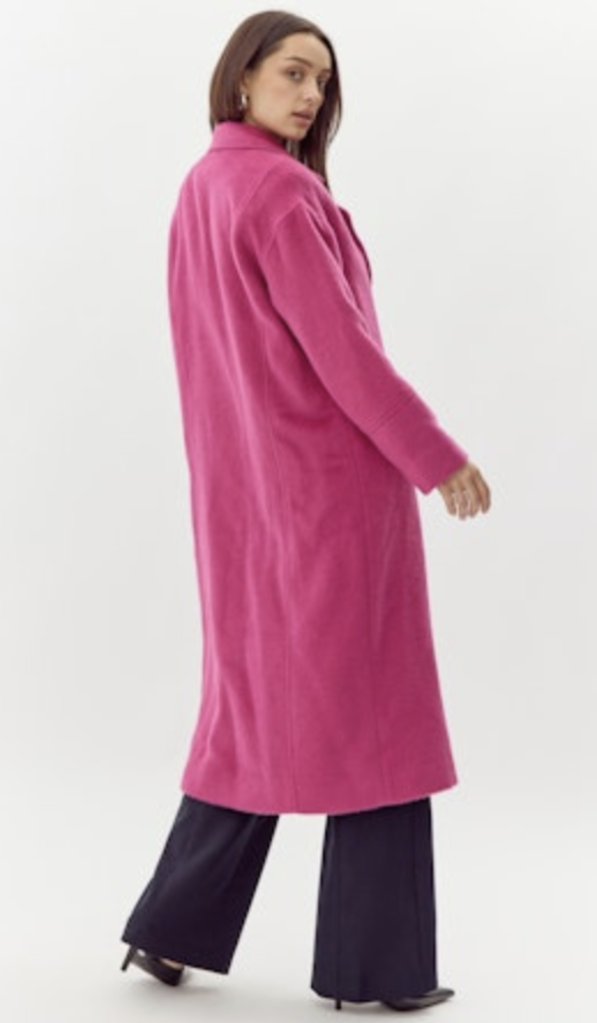 BRYCE BRUSHED OVERSIZED COAT