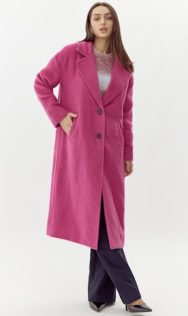 BRYCE BRUSHED OVERSIZED COAT