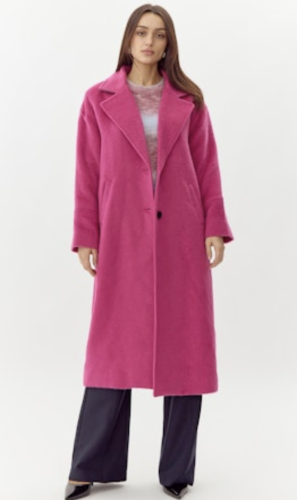 BRYCE BRUSHED OVERSIZED COAT
