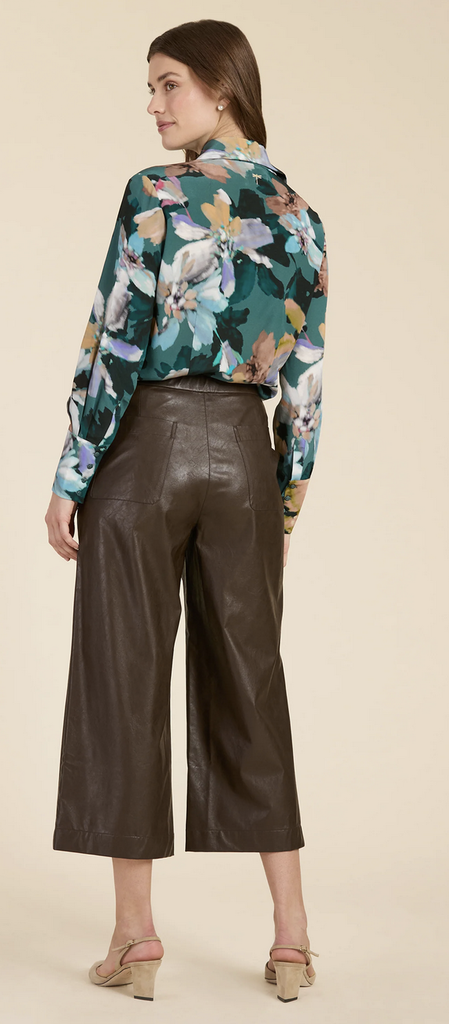 PAYTON VEGAN LEATHER CROPPED PANT