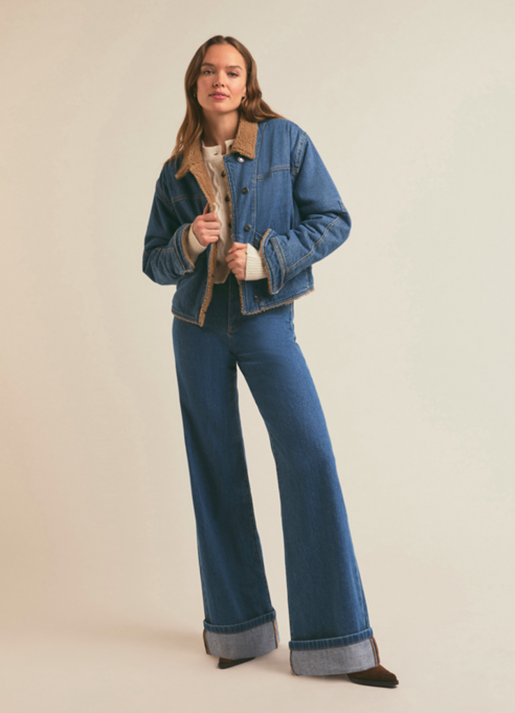 FAVORITE DAUGHTER THE BRIDGET CROP JACKET
