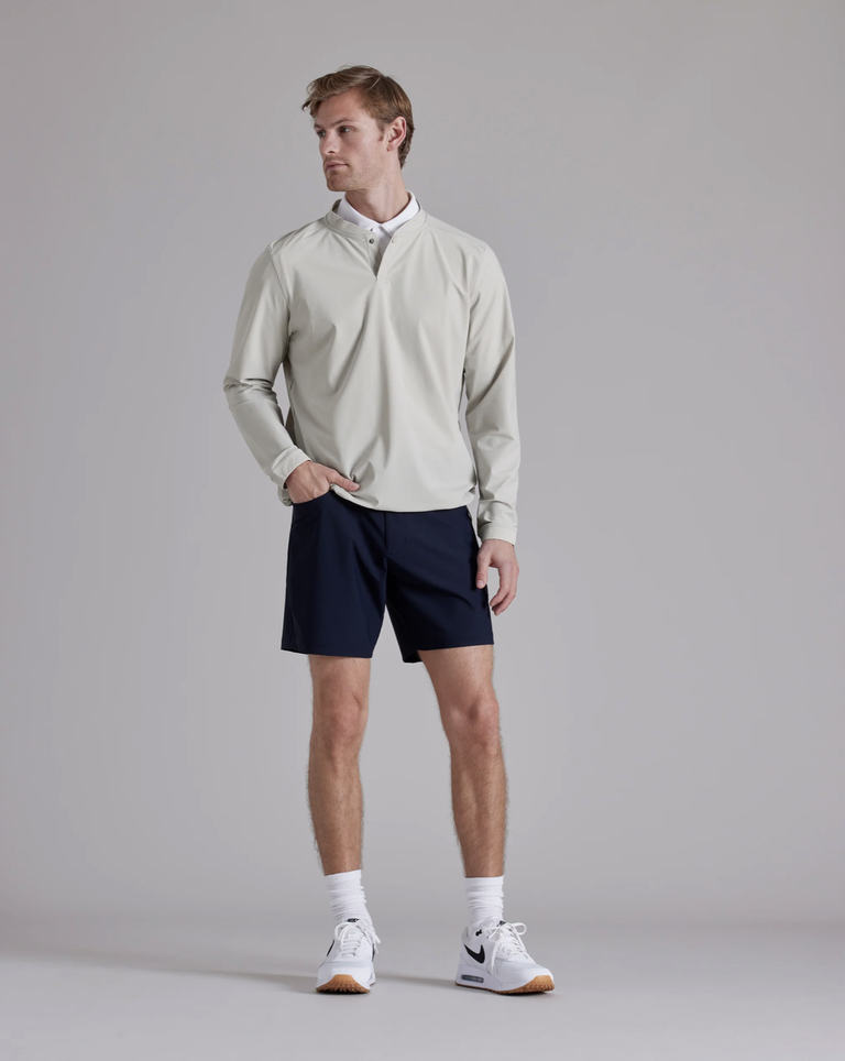RHONE MOMENTUM GOLF SNAP CREWNECK