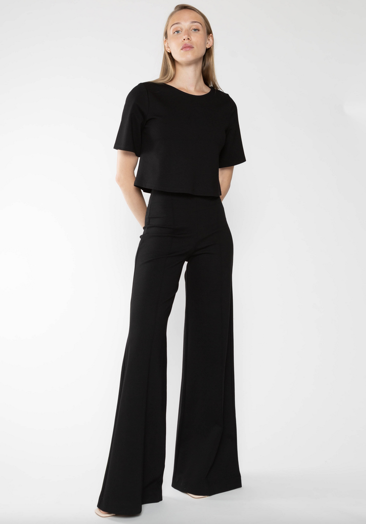 RIPLEY RADER PONTE KNIT WIDE LEG PANT