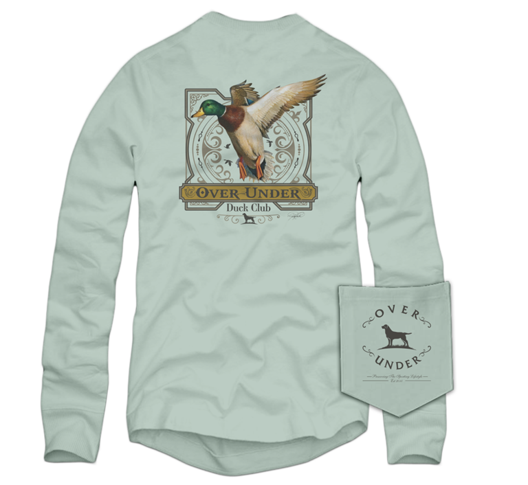 OVER UNDER L/S DUCK CLUB T-SHIRT