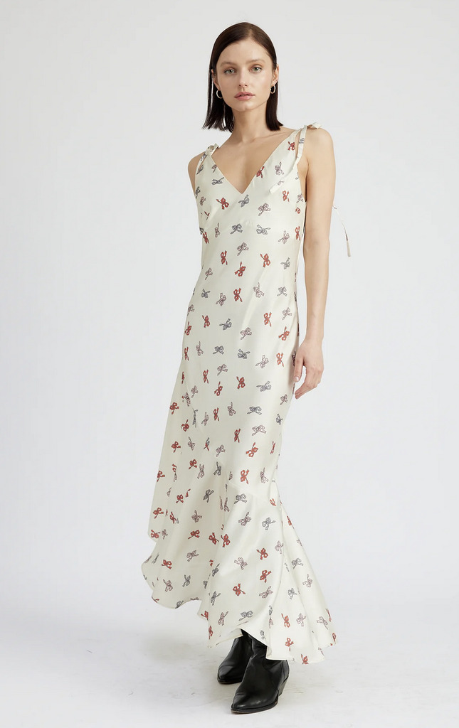 JACQUIE THE LABEL MAEVE ASYMMETRIC DRESS