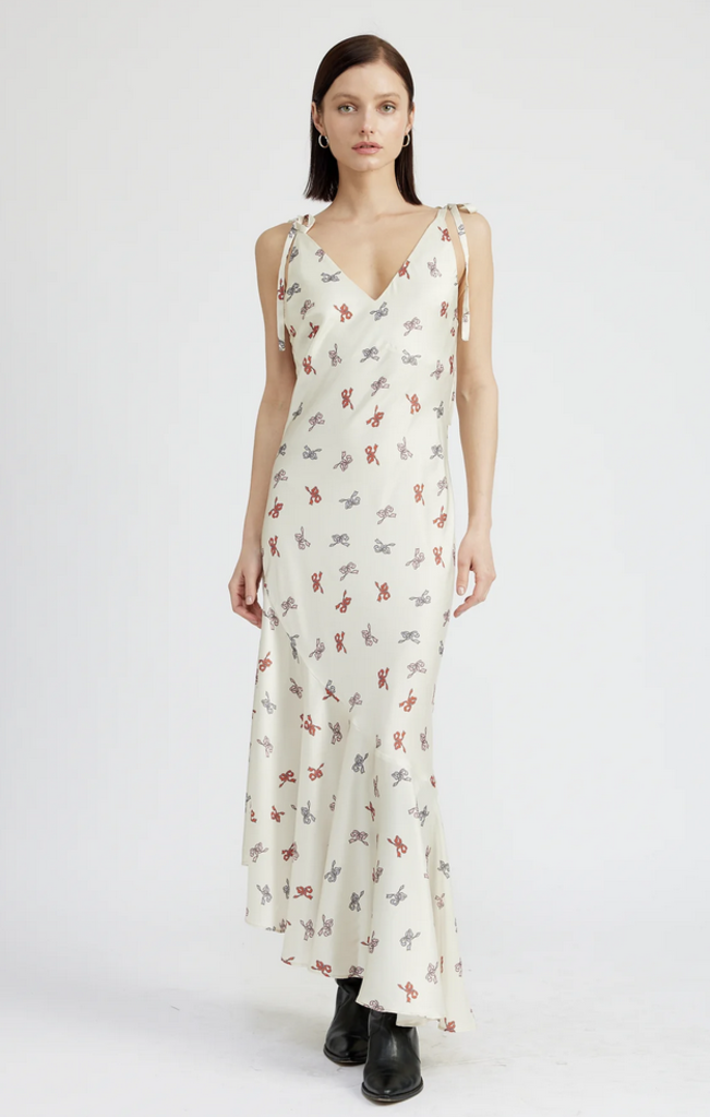 JACQUIE THE LABEL MAEVE ASYMMETRIC DRESS