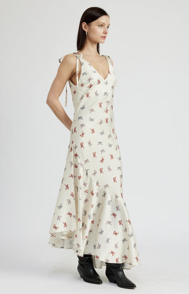 JACQUIE THE LABEL MAEVE ASYMMETRIC DRESS