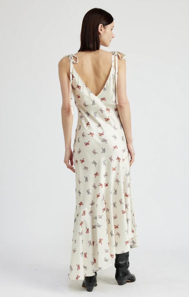 JACQUIE THE LABEL MAEVE ASYMMETRIC DRESS
