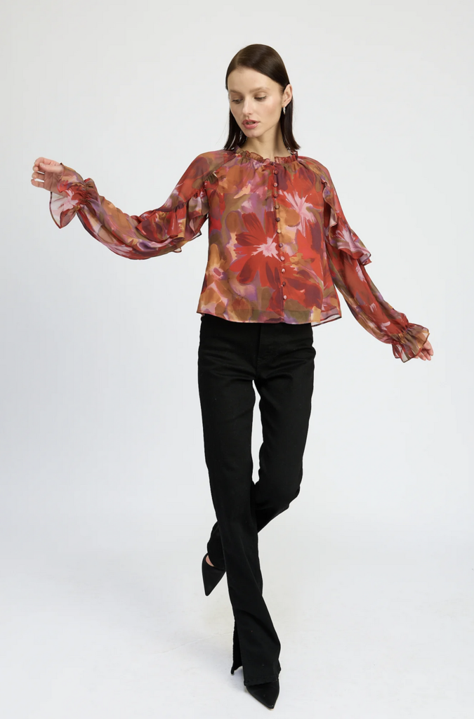 JACQUIE THE LABEL JESSAMY BLOUSE