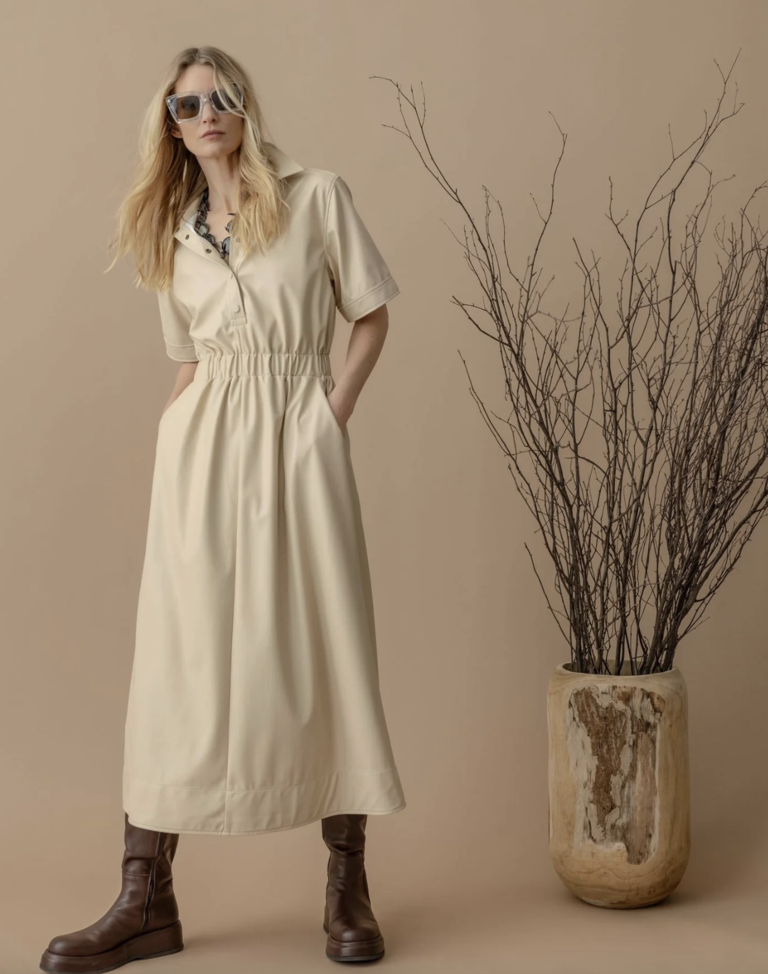 ELASTIC WAIST S/S DRESS