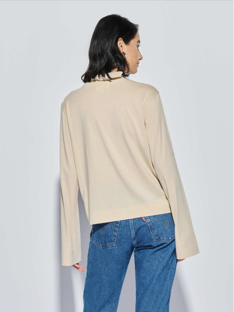 NATION LTD NEO MOCK NECK T-SHIRT