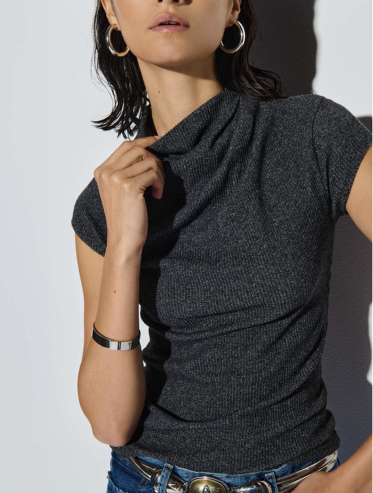 NATION LTD KATIE DRAPED TOP