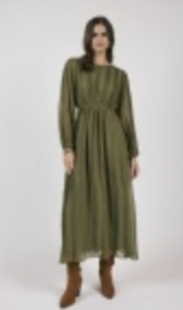 SAGE THE LABEL THE POETS CUTOUT WAIST MAXI DRESS