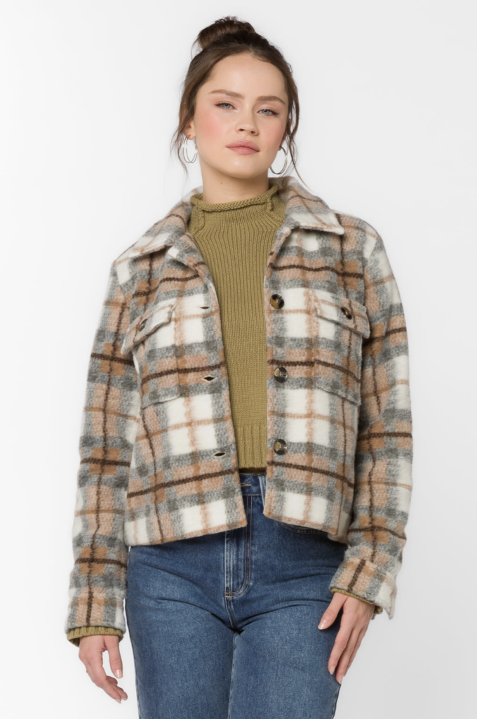 Velvet Heart FRENCHIE PLAID JACKET