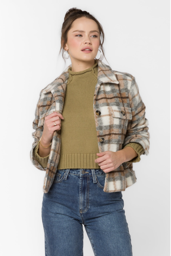 Velvet Heart FRENCHIE PLAID JACKET
