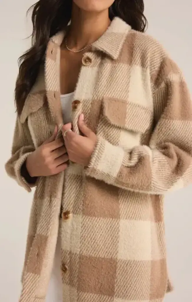 Z SUPPLY TUCKER BUFFALO CHECK JACKET