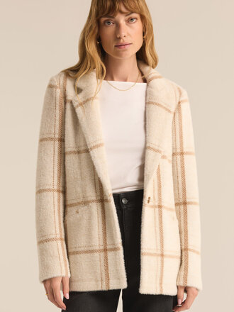 Z SUPPLY ROXANNA WINDOWPANE BLAZER