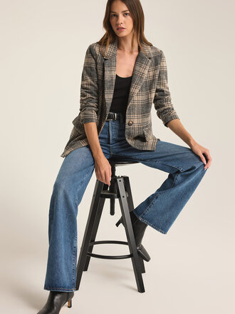 Z SUPPLY KINGSTON RELAXED PLAID BLAZER