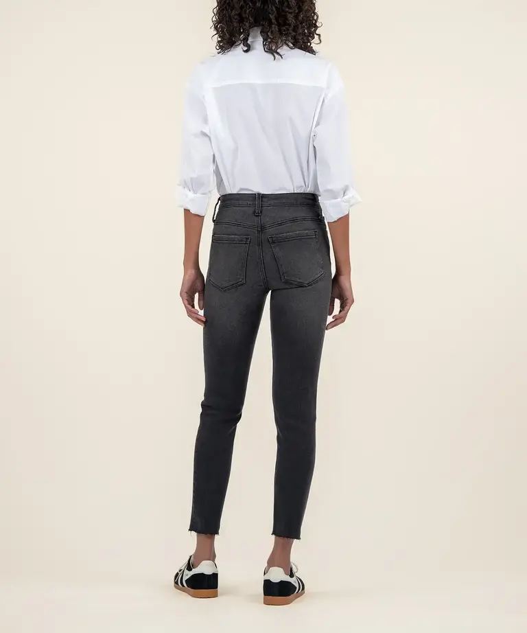 KUT CHARLIZE HIGH RISE FAB AB CIGARETTE LEG-RAW HEM