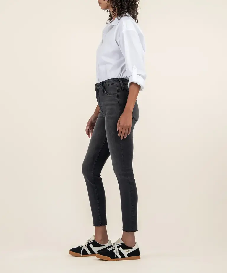 KUT CHARLIZE HIGH RISE FAB AB CIGARETTE LEG-RAW HEM