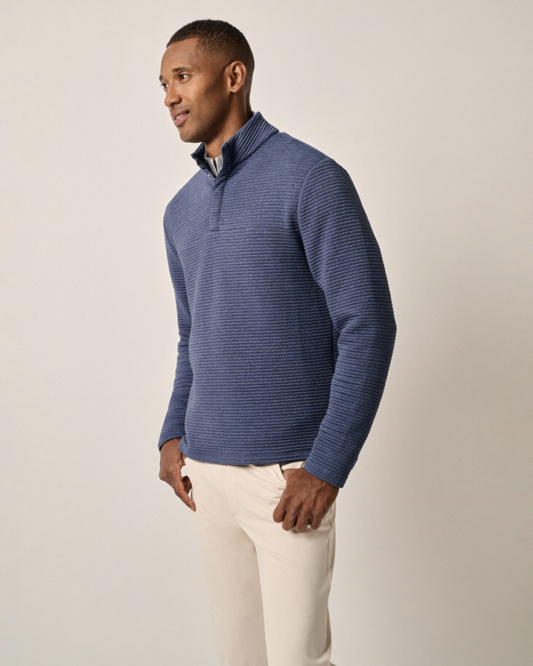 JOHNNIE-O BENJY 1/4 ZIP SNAP PULLOVER