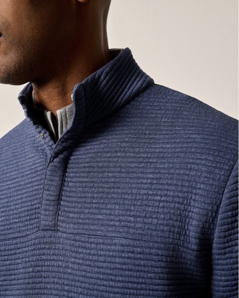 JOHNNIE-O BENJY 1/4 ZIP SNAP PULLOVER