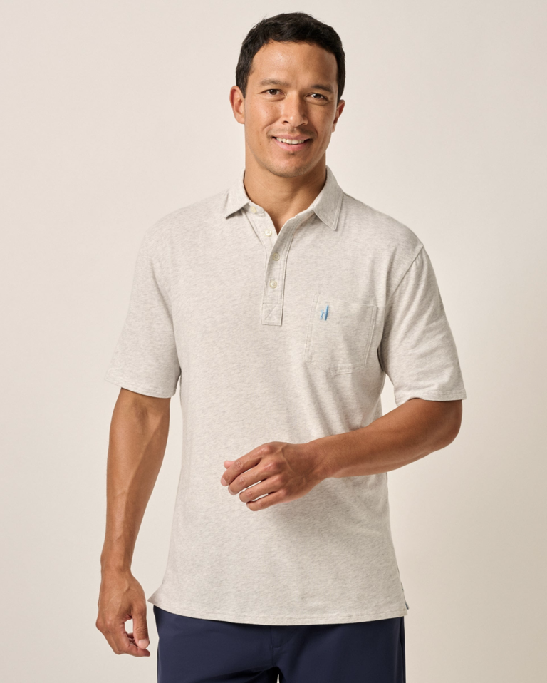 JOHNNIE-O HEATHERED ORIGINAL 4 BUTTON POLO