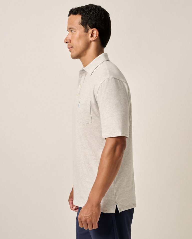 JOHNNIE-O HEATHERED ORIGINAL 4 BUTTON POLO