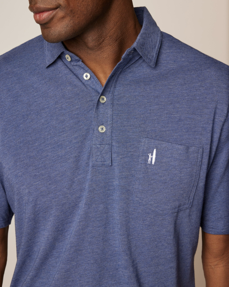 JOHNNIE-O HEATHERED ORIGINAL 4 BUTTON POLO