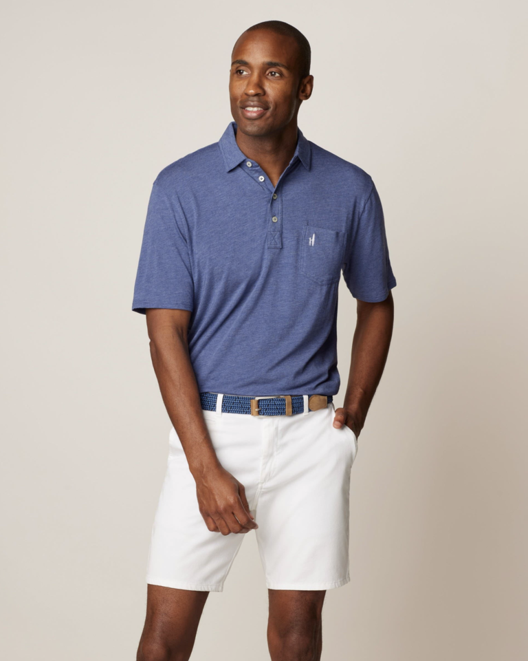 JOHNNIE-O HEATHERED ORIGINAL 4 BUTTON POLO
