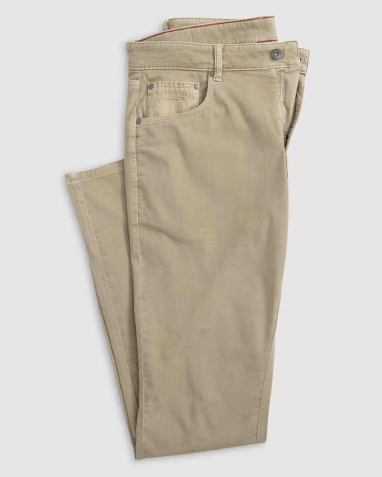JOHNNIE-O CARMEL SATEEN FIVE POCKET PANT 32" INSEAM