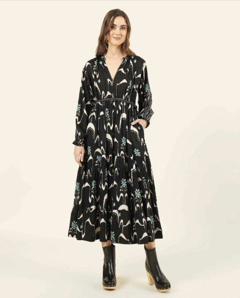 OMIKA MISHA MIDI DRESS