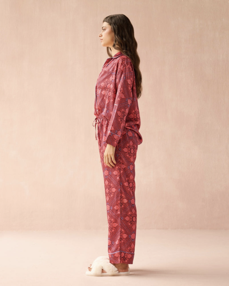 OMIKA LONG SLEEVE PJ PANTS SET