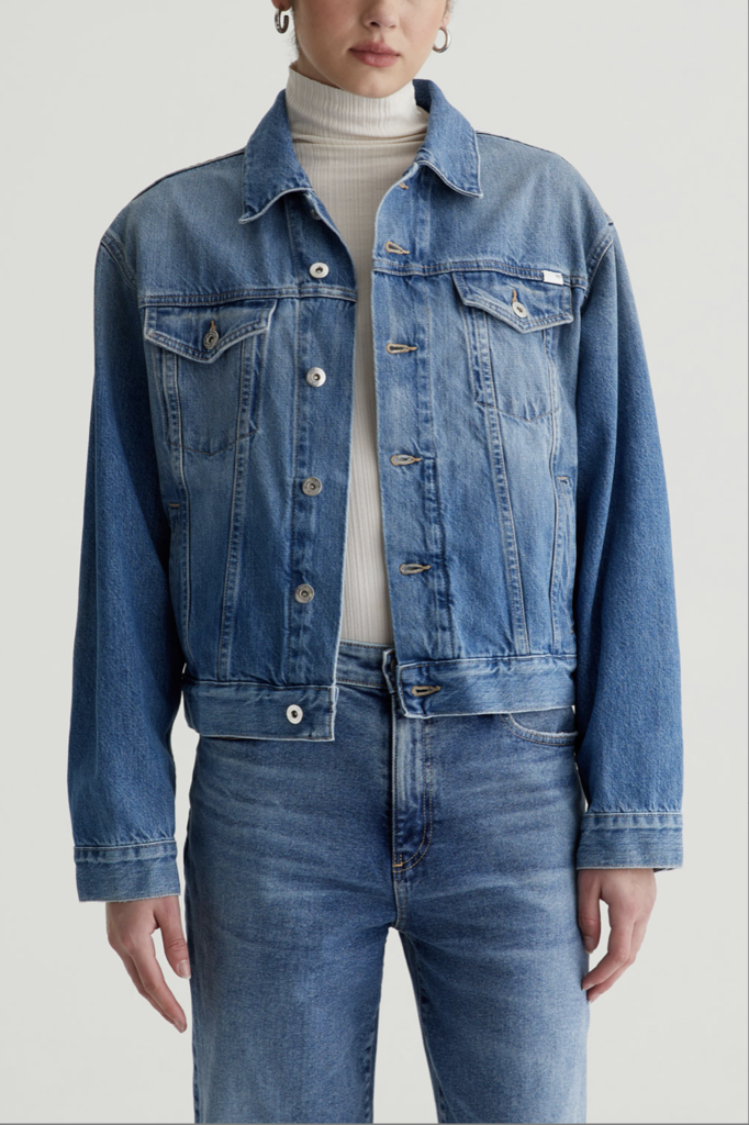 AG JEANS RAMIE OVERSIZED TRUCKER JACKET