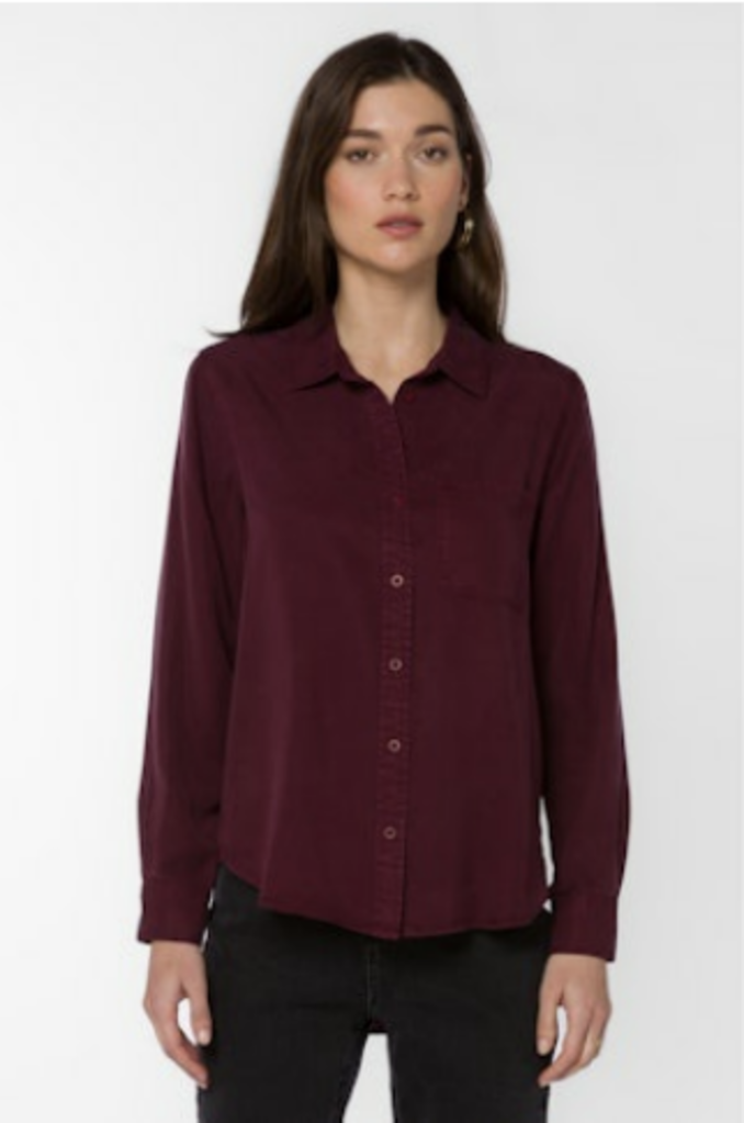 Velvet Heart BENNETT L/S BUTTON DOWN SHIRT