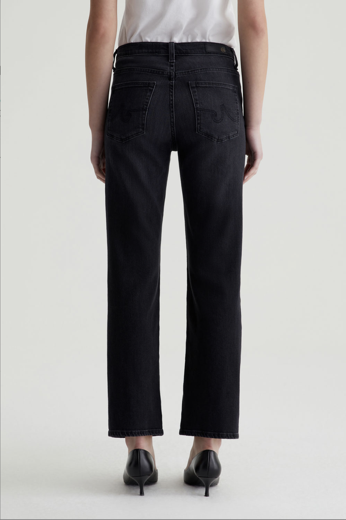 AG JEANS BRINLEY MID RISE STRAIGHT JEAN