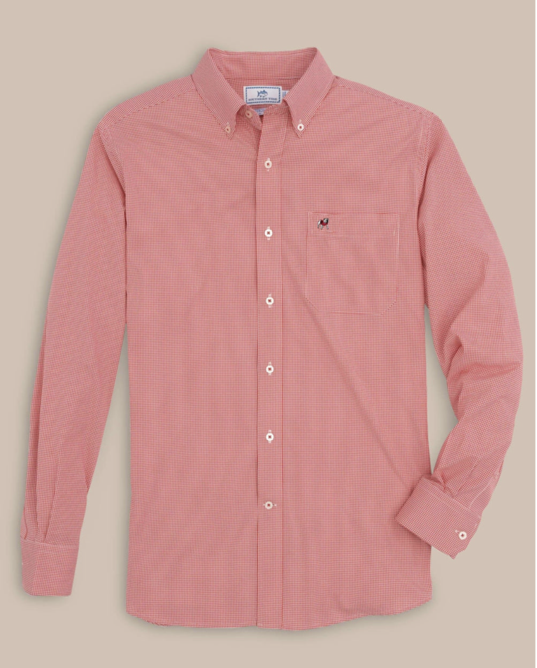 GEORGIA BULLDOGS GINGHAM BUTTON DOWN SPORTSSHIRT