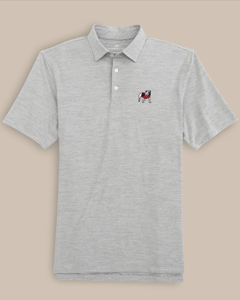 GEORGIA BULLDOGS DRIVER SPACEDYE POLO