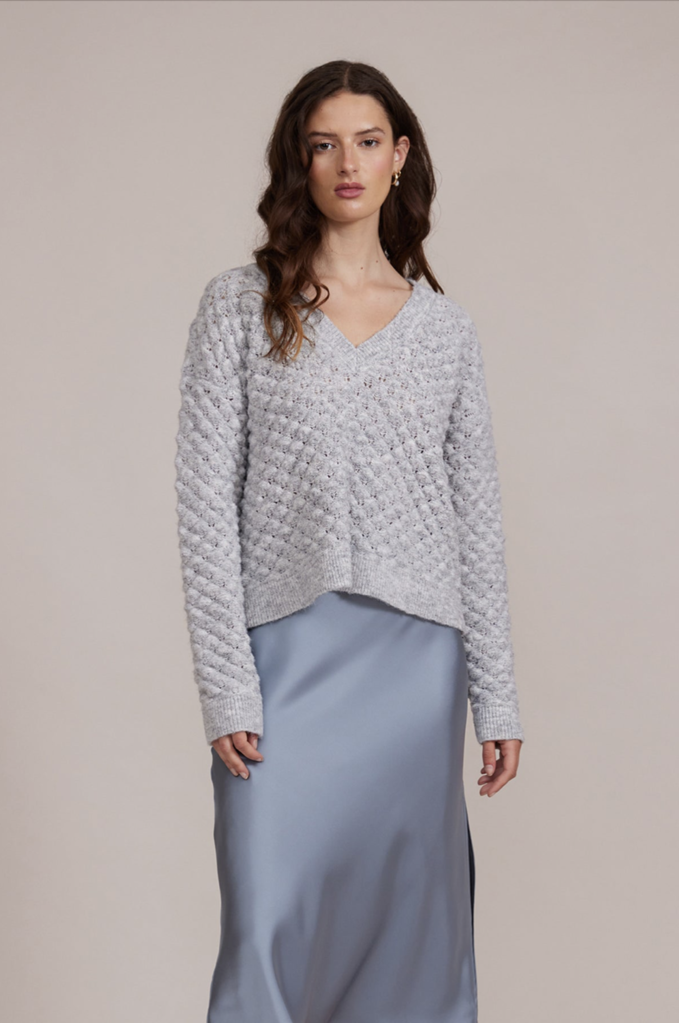 Lucy Paris FINLEY TEXTURED SWEATER