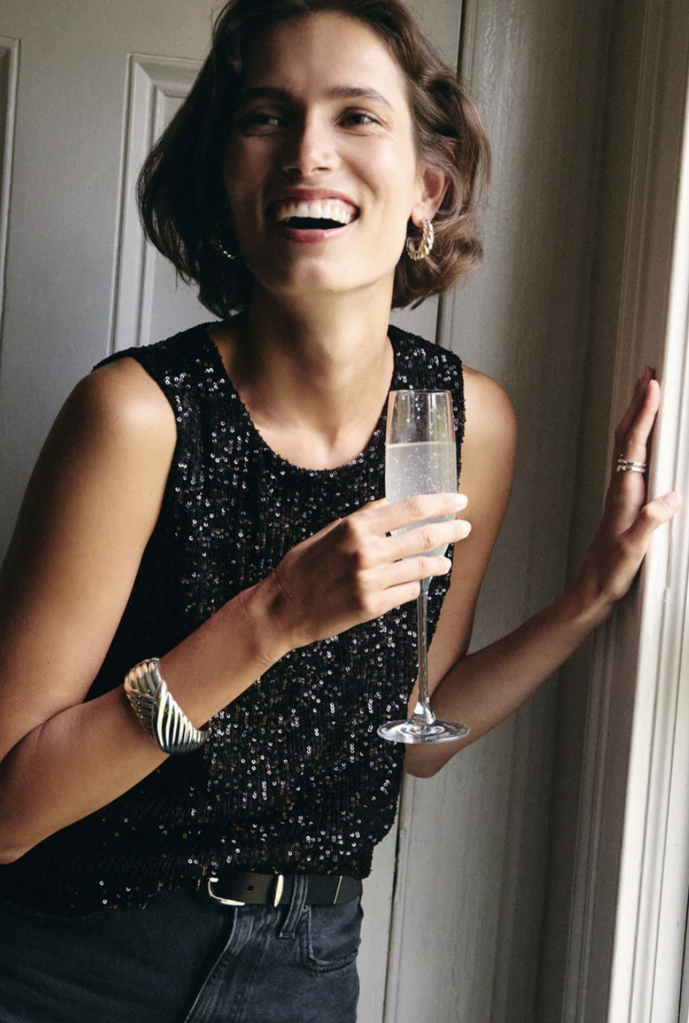 Z SUPPLY SLOANE SEQUIN TOP