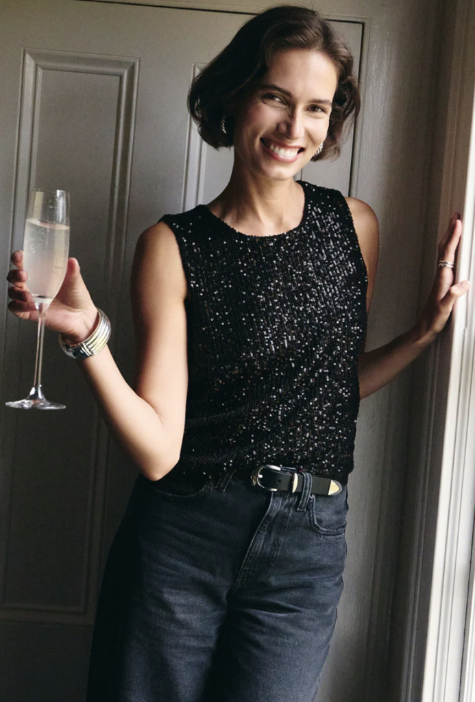 Z SUPPLY SLOANE SEQUIN TOP