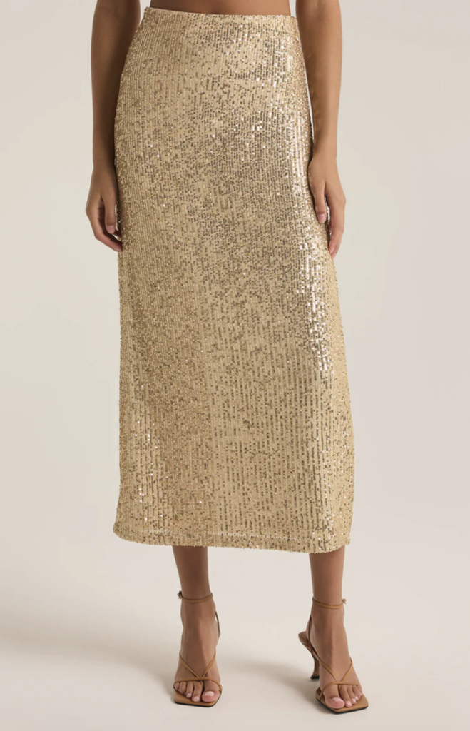Z SUPPLY SATURN SEQUIN SKIRT