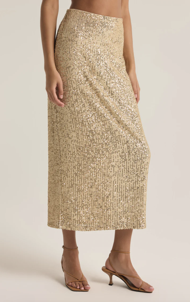 Z SUPPLY SATURN SEQUIN SKIRT