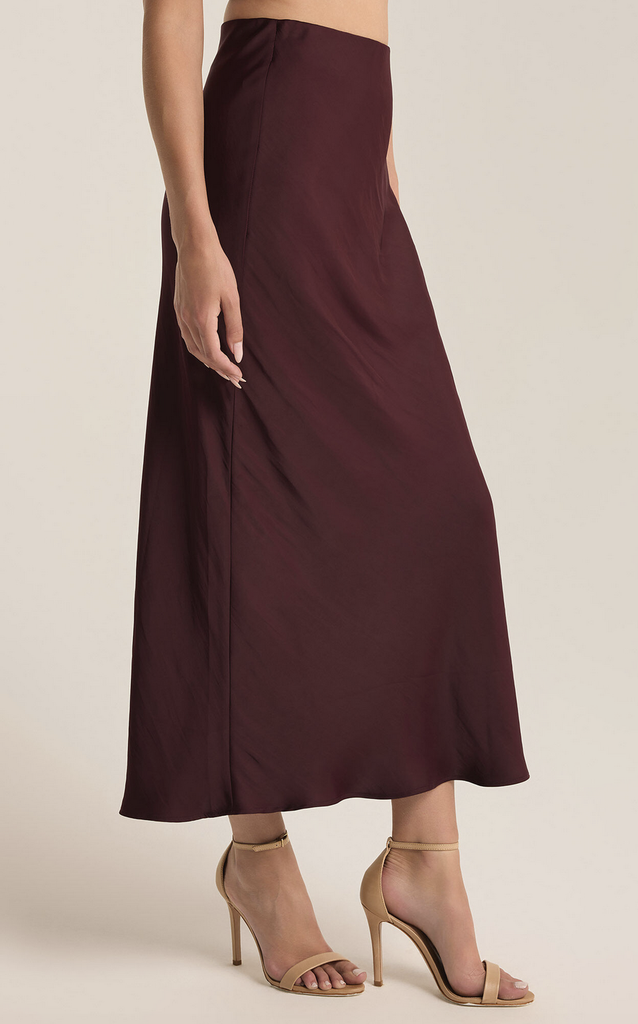 Z SUPPLY EUROPA POLY SHEEN SKIRT