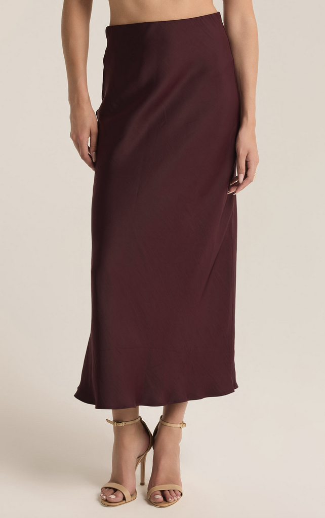 Z SUPPLY EUROPA POLY SHEEN SKIRT