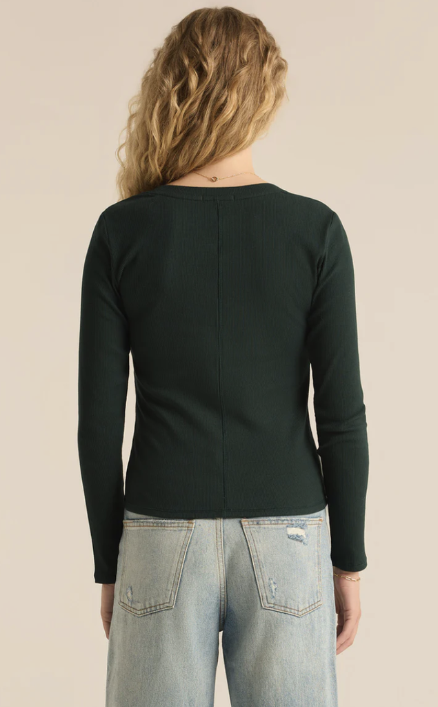 Z SUPPLY SIRENA RIB LONG SLEEVE TEE