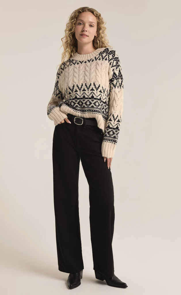 Z SUPPLY GARLAND FAIRISLE SWEATER